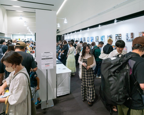 ホワイエ 作品展示