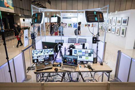 ライブ配信ブース