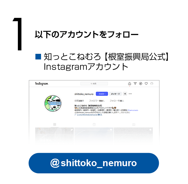 《主催者》公式Instagramアカウントをフォロー