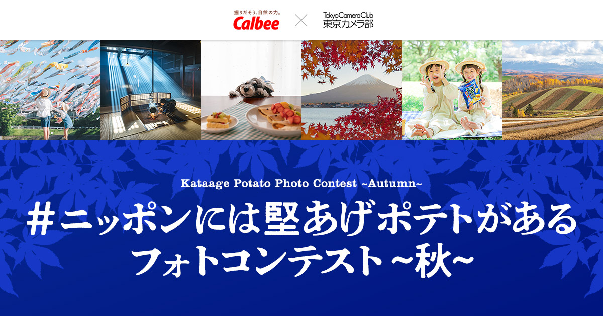 #ニッポンには堅あげポテトがある フォトコンテスト -秋-｜堅あげポテト応援部×東京カメラ部