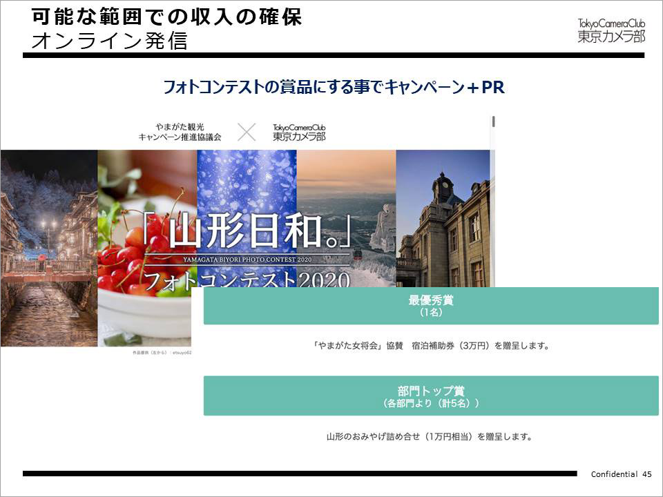 可能な範囲での収入の確保：オンライン発信