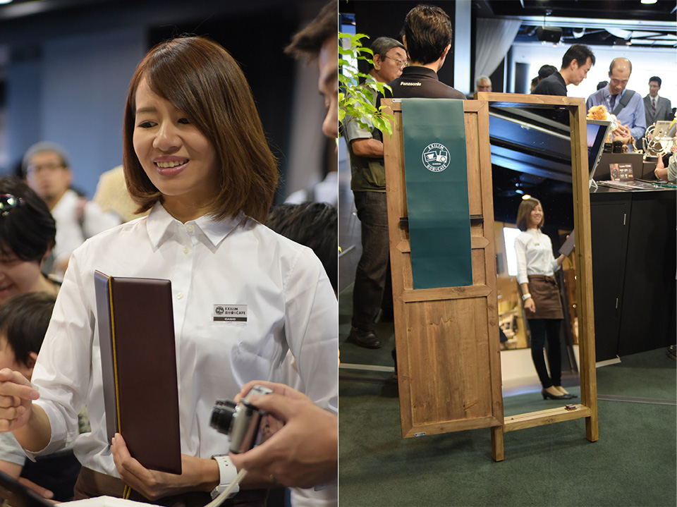 東京カメラ部2015写真展 カシオ計算機 ブースレポート 「EXILIM 自分撮り Cafe」