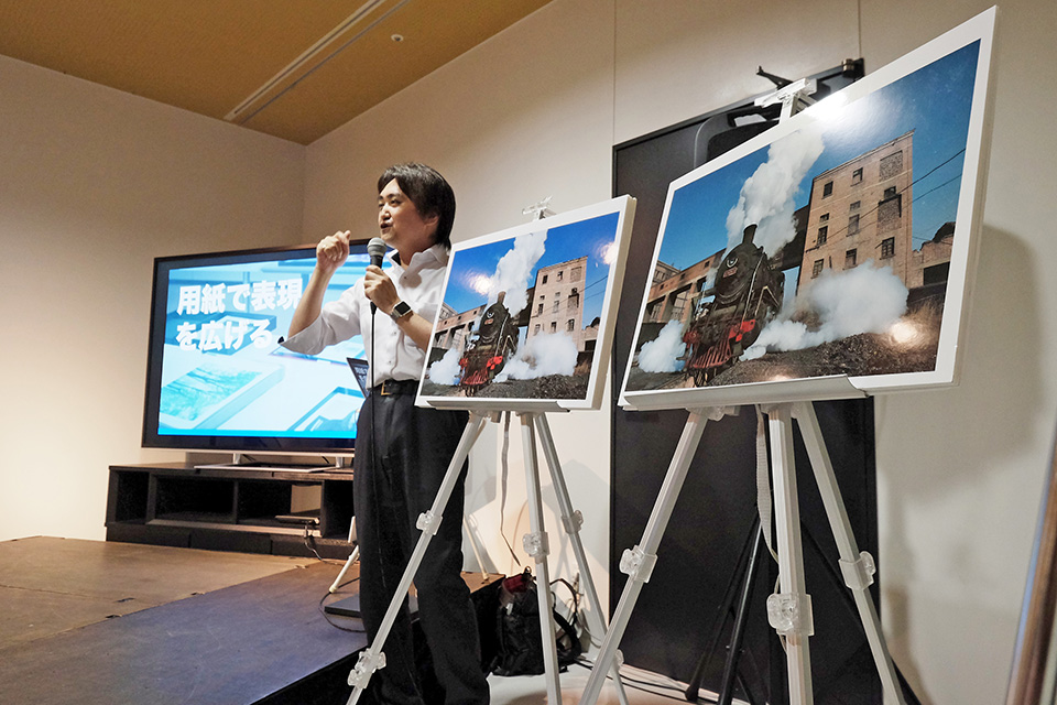 東京カメラ部2015写真展エプソントークショーイベント「写真が変わる！レタッチ＆プリントセミナー」小澤貴也