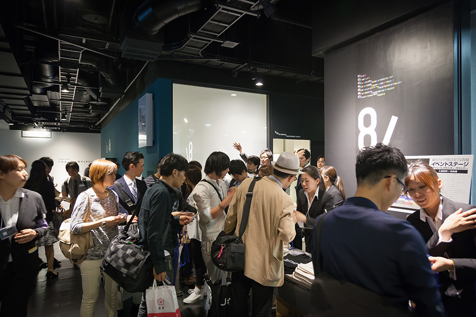 レセプションの様子：東京カメラ部2015写真展