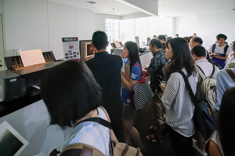 写真展の様子：東京カメラ部2015写真展