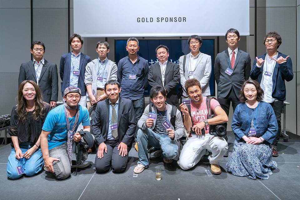 レセプションの様子：東京カメラ部2018写真展