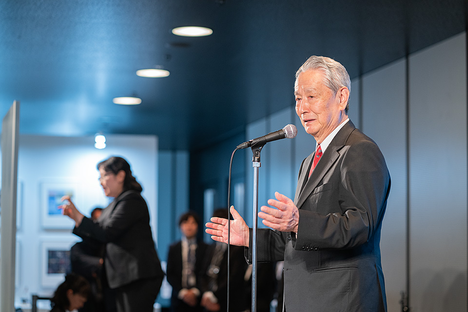 レセプションの様子：東京カメラ部2019写真展