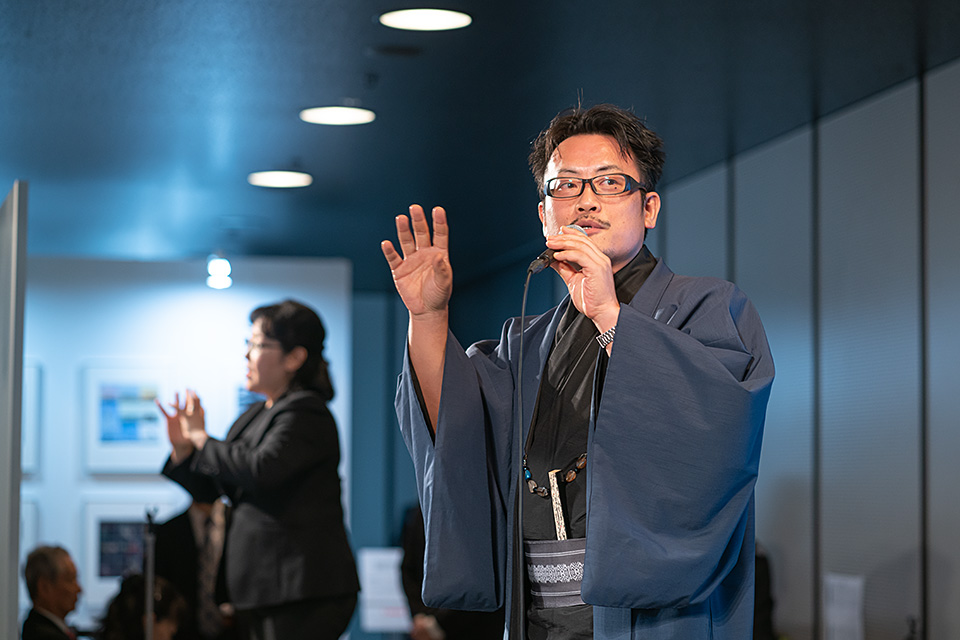 レセプションの様子：東京カメラ部2019写真展