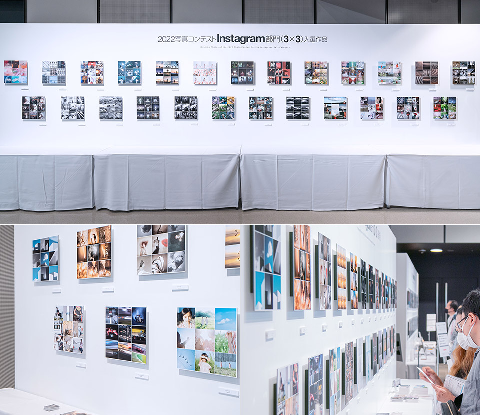 東京カメラ部2022写真展での展示風景